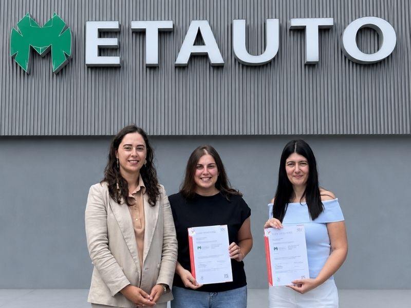 Entrega dos certificados ISO 9001 e ISO 14001 à Metalúrgica Metauto pela TÜV AUSTRIA Iberia