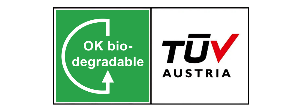 Logótipo OK biodegradable — TÜV AUSTRIA